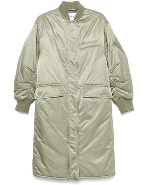 Stand Studio Recycled Polyester Padded Abbie Coat - Grey