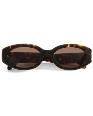 Zadig & Voltaire Tortoiseshell Oval-Frame Sunglasses - Brown