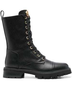 Twinset Lace-Up Boots - Black