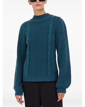 Bruuns Bazaar Cable-Knit Jumper - Black