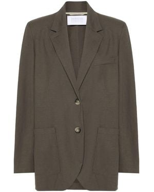Harris Wharf London Single-Breasted Blazer - Green