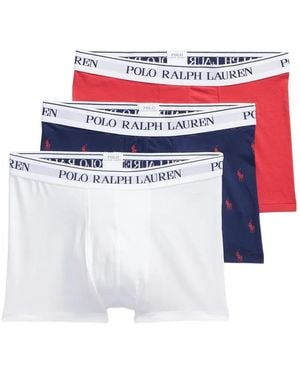 Polo Ralph Lauren Logo Boxers (Set Of Three) - White