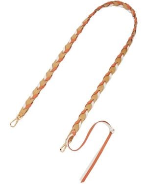 Loewe ブレイドレザーバッグストラップ - メタリック