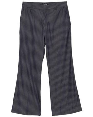 BLAKLACE Pinstripe Trousers - Blue