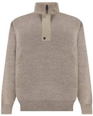 Paul & Shark Pullover Mit Reißverschluss - Grau