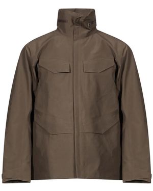 Veilance Four-Pocket High-Neck Coat - Brown
