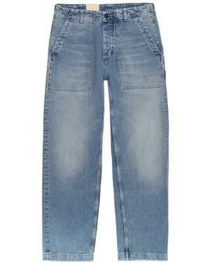 Fortela Newfatigue Patch-Pocket Jeans - Blue