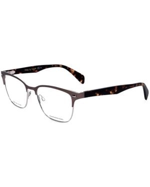 Rag & Bone Browline-Frame Glasses - White