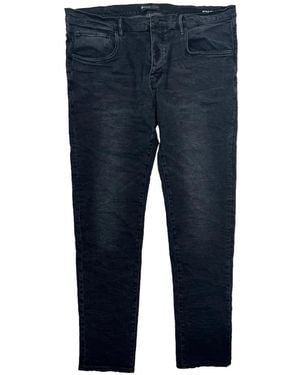 Purple Brand P001 Resin-Finish Jeans - Blue