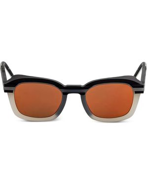 Thom Browne Square-Frame Sunglasses - Brown