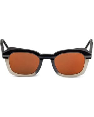 Thom Browne Square-Frame Sunglasses - Brown