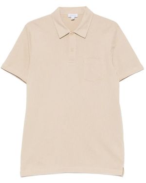 Sunspel Patch-Pocket Polo Shirt - White