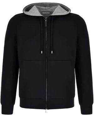 Canali ジップ パーカー - ブルー