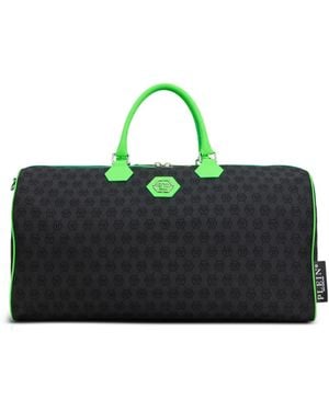 Philipp Plein Weekend Bag Jacquard Monogram - Green