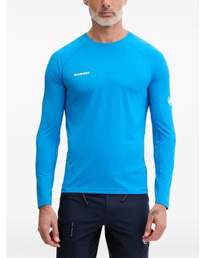 Mammut Ducan Fl Long-Sleeve T-Shirt - Blue