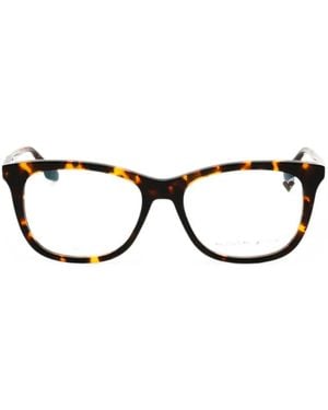 Victoria Beckham Tortoiseshell-Effect Square-Frame Glasses - Black
