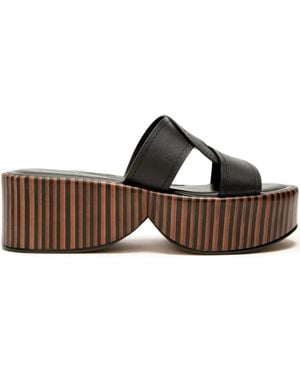Robert Clergerie 65Mm Fodie Cross-Strap Platform Sandals - Brown