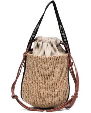 Chloé Small Woody Basket - Natural