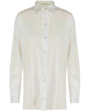 Lenny Niemeyer Button-Up Cotton Shirt - White