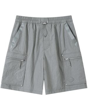 Spoonyard Zippered-Pocket Cargo Shorts - Grey