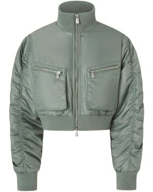 Pinko Nylon Coats - Green