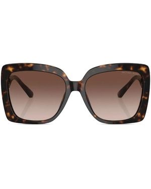 Michael Kors Nice Oversize Square-Frame Sunglasses - Brown