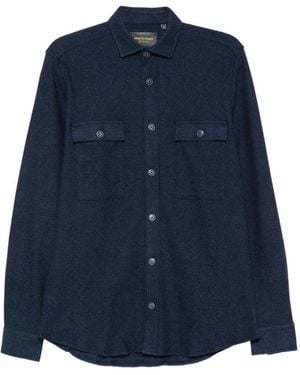 Alberto Gozzi Button-Up Chest-Pocket Shirt - Blue