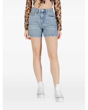 Ichi Five-Pockets Denim Shorts - Blue