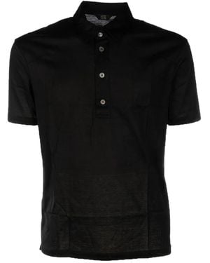 Hōsio Poloshirt Met Korte Mouwen - Zwart