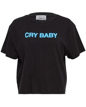 Ashley Williams Letter-Print T-Shirt - Black