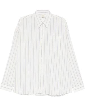 sunflower Stable Striped Shirt - White