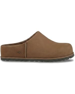 UGG Otzo Leather Clogs - Brown