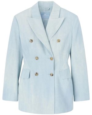 Ermanno Scervino Sakko mit Jeans-Print - Blau
