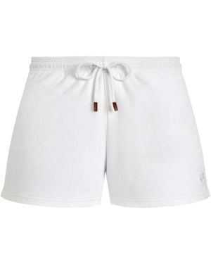 Vilebrequin Shorts Con Bordado - Blanco