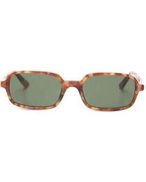 Chloé Tortoise Rectangle Sunglasses - Green