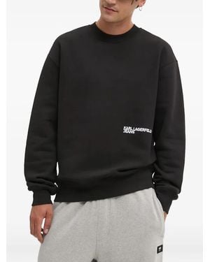 Karl Lagerfeld Graphic Print Sweatshirt - Black