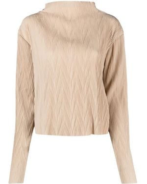Henrik Vibskov Camiseta Naptune con efecto plisado - Neutro