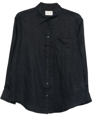 GANT Chest-Pocket Long-Sleeve Shirt - Black