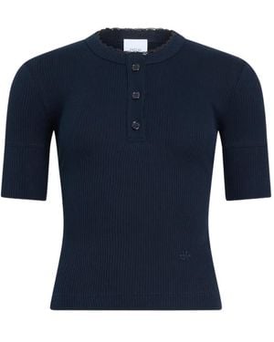 Patou Buttoned T-Shirt - Blue