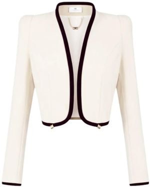 Elisabetta Franchi Jacket - Natural