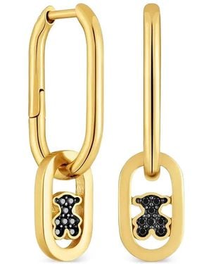 Tous Bear-Embellishment Earrings - Metallic
