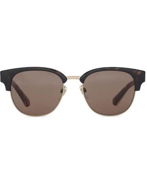 Burberry Sonnenbrille Mit Rundem Gestell - Grau