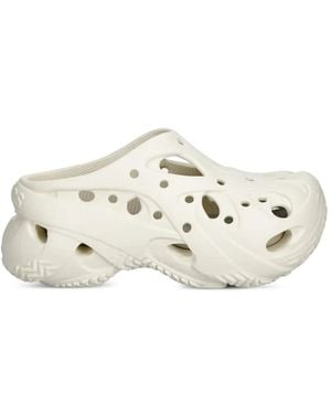 Crocs™ Zapatillas Slip-On Con Perforaciones Y Diseño Enrejado - Blanco