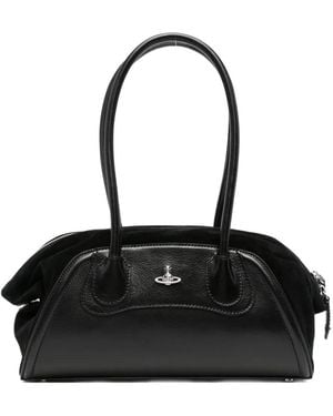 Vivienne Westwood Small Shirley Orb Shoulder Bag - Black