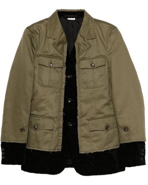 Comme des Garçons Layered Blazer - Green