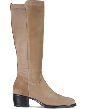 Ron White Wren Block-Heel Boots - White
