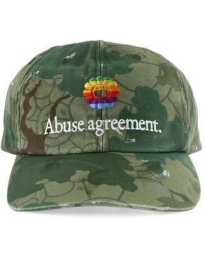 Monokemade X Takashi Murakami Camouflage-Print Baseball Cap - Green