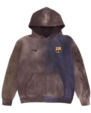 Travis Scott Split-Dye Crest Hoodie - Purple