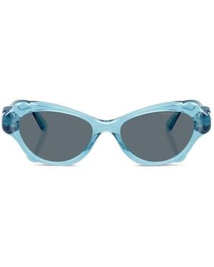 Swarovski Gafas De Sol Con Montura Cat Eye - Azul