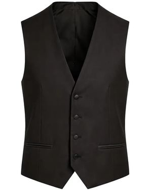 Pal Zileri Veston À Boutonnière - Black